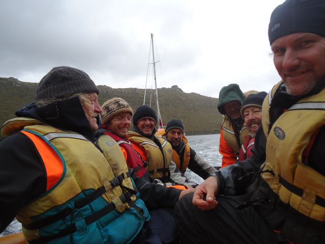 Sailing: History buff navigates icy depths in 8 person boat, NZ Herald 2014